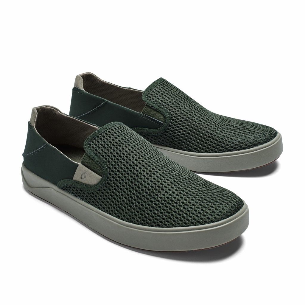 Olukai Men's Lae ahi Slip On Shoe - Nori US903-481